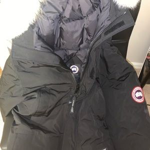 Canadians goose puffer w detachable fur